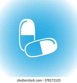 Pill vector icon 