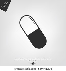 Pill vector icon