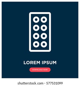 Pill vector icon
