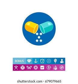 Pill Vector Icon