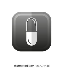 pill - vector icon, flat design