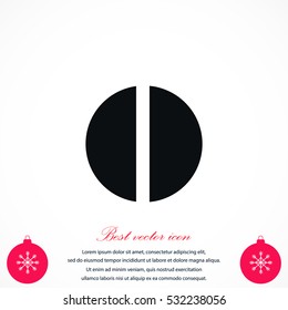 pill vector icon, flat design best vector icon