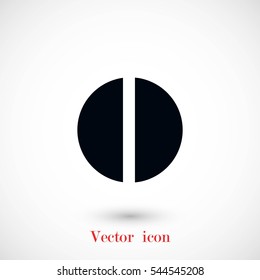 pill vector icon, flat design best vector icon