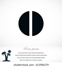 pill vector icon, flat design best vector icon