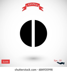 pill vector icon, flat design best vector icon
