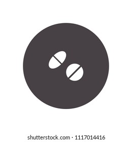 pill vector icon illustration
