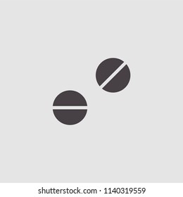 pill vector icon illustration