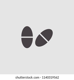 pill vector icon illustration
