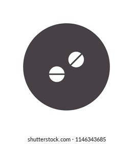 pill vector icon illustration