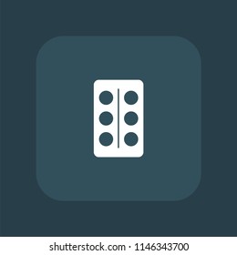pill vector icon illustration