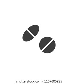 pill vector icon illustration