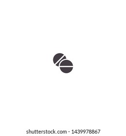 pill Vector icon . Lorem Ipsum Illustration design