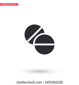 pill Vector icon . Lorem Ipsum Illustration design