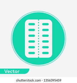 Pill vector icon sign symbol