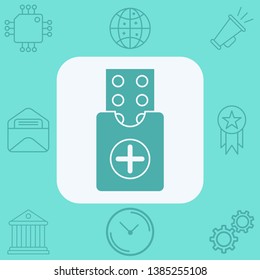 Pill vector icon sign symbol