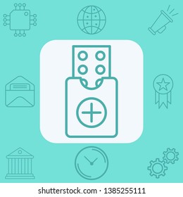 Pill vector icon sign symbol