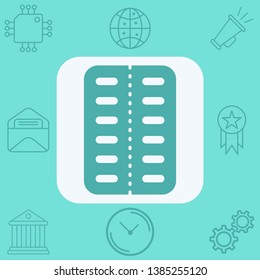 Pill vector icon sign symbol