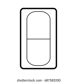 pill vector illustration