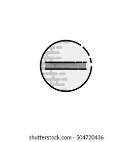 pill. Vector Medical Icon in flat style. For your design.