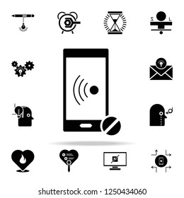 pill from wifi icon. Concentration icons universal set for web and mobile
