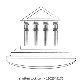 Pillar Building Icon