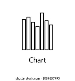 pillar chart icon. Element of web icon with name for mobile concept and web apps. Detailed pillar chart icon can be used for web and mobile. Premium icon on white background