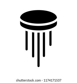 Pillar column law icon. EPS 10.