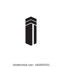 Pillar column logo icon design vector template