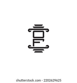 OF pillar concept in high quality professional design that will print well across any print media