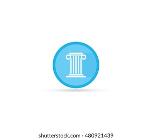 Pillar Flat Icon For Websites and Apps
