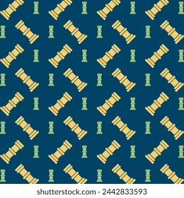 Pilar hermoso diseño de ilustración vectorial de patrón repetitivo multicolor de moda