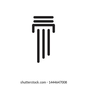 Pillar icon ,column logo vector template