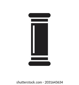 Pillar icon design isolated on white background vector illustration