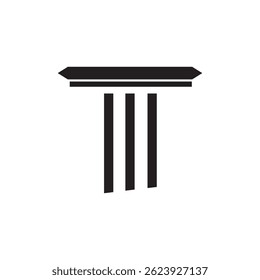 ícone de pilar ilustração elemento design