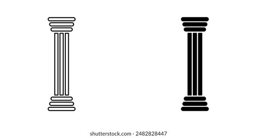 Pillar icon illustration vector design