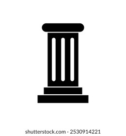 Ícone pilar modelo de design de logotipo ilustração isolada