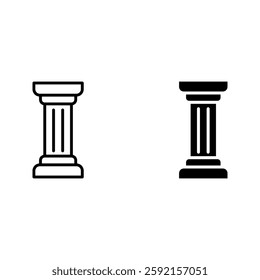 pillar icon set color editable