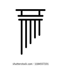Pillar icon vector. EPS 10.