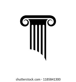 pillar icon vector template