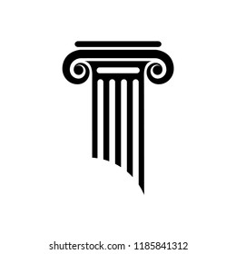 pillar icon vector template