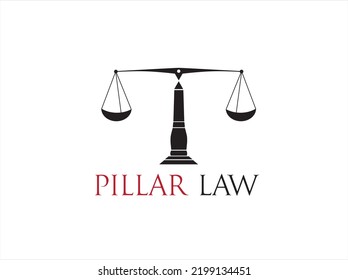 Pillar Law Attorney Judge Logo