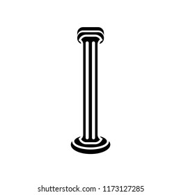 pillar law icon vector template