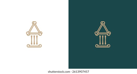 Pillar for Law Logo Design