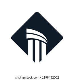 Pillar law logo ,Law office logo template ,law firm