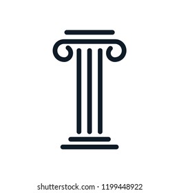 Pillar law logo ,Law office logo template ,law firm