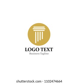 pillar - law logo template