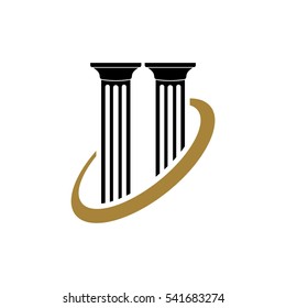 Pillar Law Office Logo Template Illustration Design. Vector EPS 10.