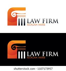 Pillar Logo Design for law firm, attorney or university