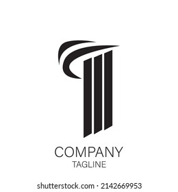 Pillar Logo Design for law firm  attorney or university