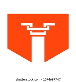 Pillar Logo Design vector illustration eps10
